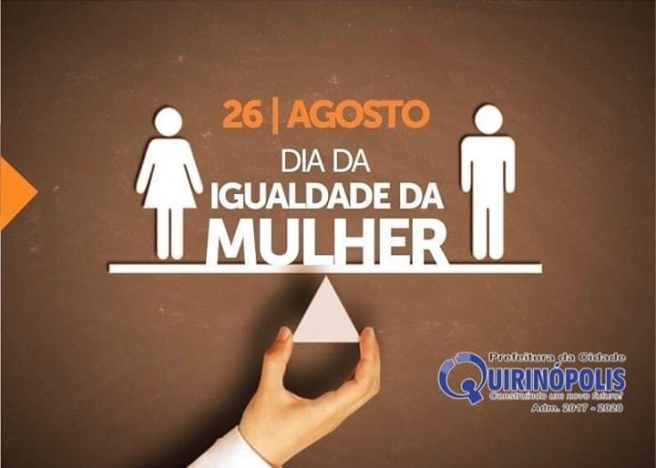 26 de agosto é o Dia Internacional da Igualdade Feminina — Tribunal de  Justiça do Distrito Federal e dos Territórios