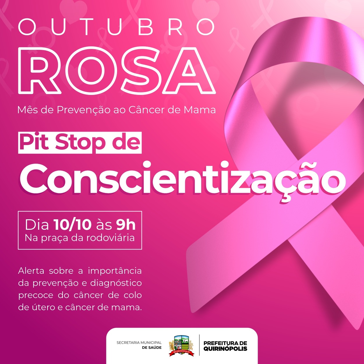 Outubro Rosa: Saúde vai promover ação de prevenção ao Câncer de Mama ...